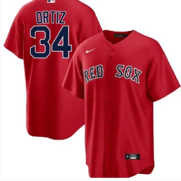 Boston Red Sox David Ortiz Red Jersey